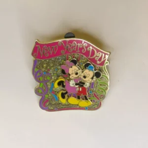 Disney   New Year's Day 2006 Mickey  Minnie Pin