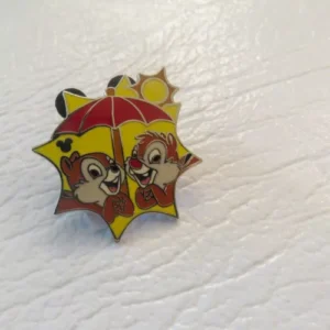 Disney Chip and Dale Umbrella Sun Hidden Mickey Pin