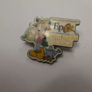 Disney Epcot  Flower Garden Festival 10th Anniversary Minnie Pin