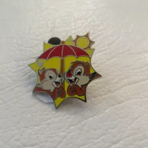 Disney Chip Dale Summer Umbrella Hidden Mickey Pin