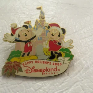 Disney Happy Holidays Around the World 2003 Mickey and Minnie Pin