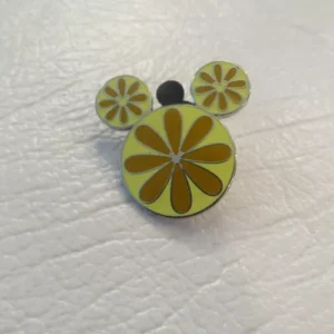 Disney Citrus Mickey Head Lemon Hidden Mickey Pin