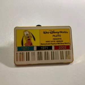 Disney WDW - Cast ID Badge/Card (Pluto) Pin