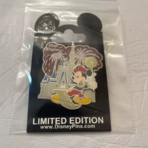 Disney LE Magic Kingdom Mickey Mouse Pin