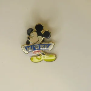Disney Mickey Holding M/WBE Banner Pin