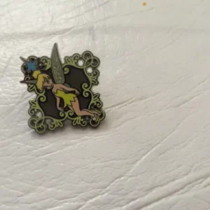 Disney Tinker Bell Floral Frame  Pin