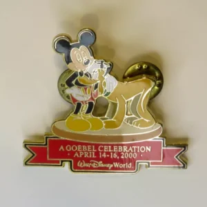 Disney WDW Mickey & Pluto Goebel Convention Pin