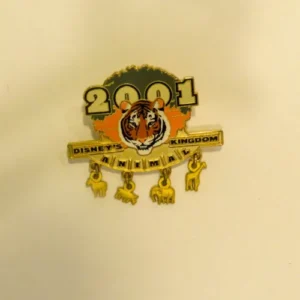 Disney Tiger Animal Kingdom Animals 2001 Dangle Pin