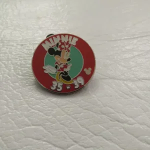 Disney Minnie Mouse Parking Lot Sign Hidden Mickey Pin