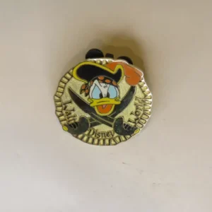 Disney   Donald   Pirate Coin  Cast Lanyard Pin