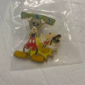 Disney Goofy and Mickey April Fools  Pin