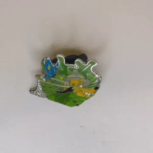 Disney DLR  Global Lanyard  3 Butterfly Catcher Pluto Pin