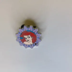 Disney Ariel Purple Flower Hidden Mickey Pin