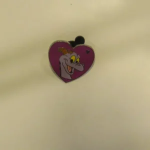 Disney Figment Heart Purple Hidden Mickey Pin