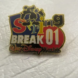 Disney Spring Break 2001 WDW Mickey Celebrating Pin