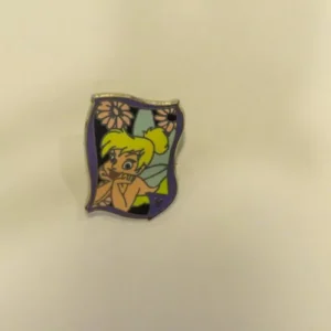 Disney Tinker Bell Purple Frame Pin