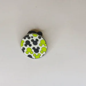 Disney    Hidden Mickey   Brights Watches  Silver and Green Pin
