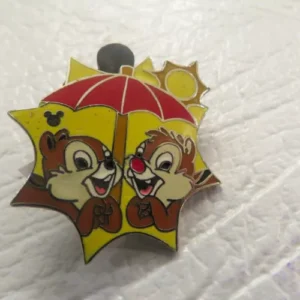 Disney Hidden Mickey Chip and Dale Umbrella Pin