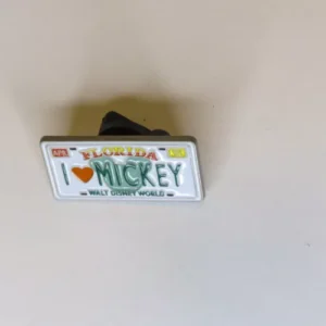 Disney WDW - hidden mickey collection - license plates (i heart mickey) Pin