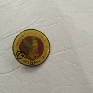 Disney Tinker Bell 25th Anniversary Retro Circle Pin