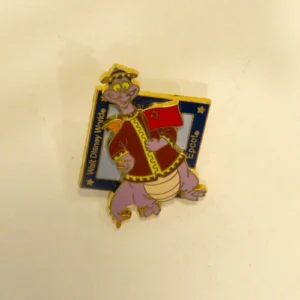 Disney Figment China Flag Pin