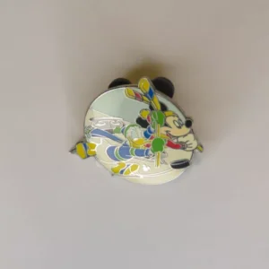 Disney   Global Lanyard  3 Sports Duos  Mickey & Donald Hockey Pin