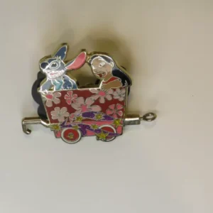 Disney Lilo and Stitch Character Train Mystery Tin Set Pin