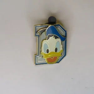 Disney Block Letters  Donald 'D' Pin