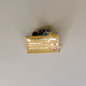 Disney Global Lanyard B Ticket Pin