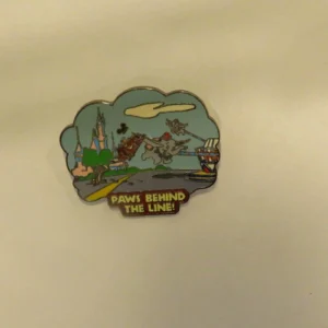 Disney Wild about Safety  Paws Behind the Line Pin