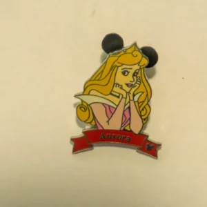 Disney Aurora Name Hidden Mickey Pin