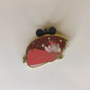 Disney Sleeping Beauty Red Fairy Cast Lanyard Hidden Mickey Pin
