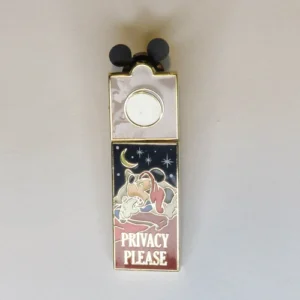 Disney cast exclusive service privacy please’ door sign mickey & Minnie Pin
