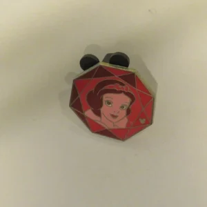 Disney DLR  2008 Hidden Mickey Cast Lanyard   Princess Gems Snow White Pin