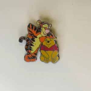 Disney Tigger Leaning on Pooh Pin