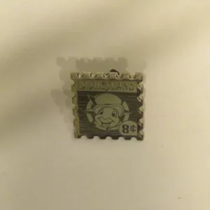 Disney DLR  2008 Hotel Hidden Mickey Stamp   Jiminy Cricket 8 Cent Stamp Pin