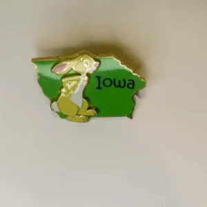 Disney State Character Pins IowaRabbit Pin