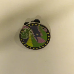 Disney DLR  2007 Hidden Mickey Lanyard  Dragon  Elliot Pin