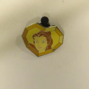Disney DLR  2008 Hidden Mickey Cast Lanyard   Princess Gems Belle Pin