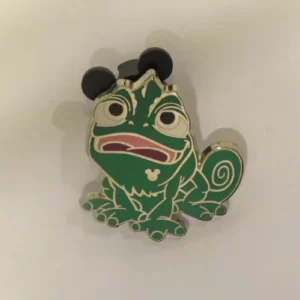 Disney WDW 2014 Hidden Mickey Colorful Pascal Green Pin