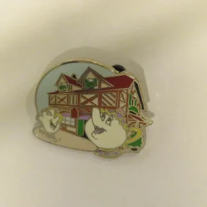 Disney Fantasyland  Beauty Beast  Mrs. Potts Chip  Bonjour! Village Pin