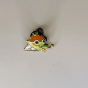 Disney 2011 Hidden Mickey Orange Bird Sunbathing Pin