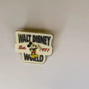 Disney   Walt Disney World 1971  Build A Pin  Base And Mickey Pin