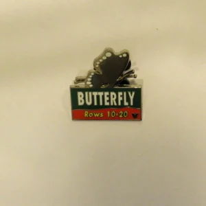Disney   Butterfly  Animal Kingdom Parking Sign  Cast Lanyard  #3 Pin