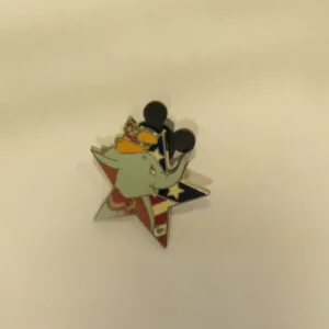 Disney 2009 Hidden Mickey Patriotic Star Salute Dumbo Pin