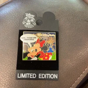Disney LE Mickey and Minnie Fireworks Pin