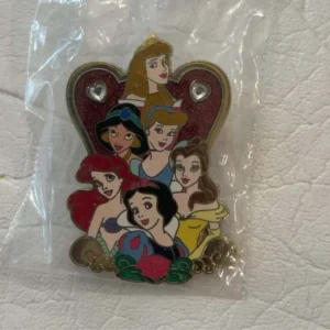 Disney Princess Ariel, Snow White , Cinderella and Aurora Pin