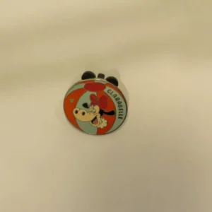 Disney   Cast Lanyard  4  Beach Ball  Clarabelle Pin