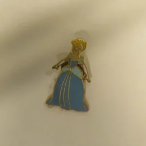 Disney Cinderella standing in blue gown Pin