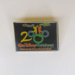 Disney Celebrate The Future Hand in Hand 2000 Dancers Rectangle Pin